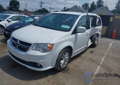 2019 Dodge Grand Caravan Sxt из США, поврежденный, VIN 2C4RDGCG1KR800277